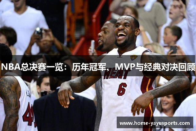 NBA总决赛一览：历年冠军、MVP与经典对决回顾